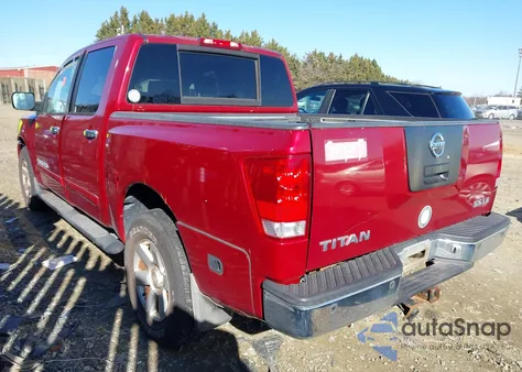 2005 Nissan Titan Le z USA, uszkodzony, nr VIN 1N6BA07B85N529507